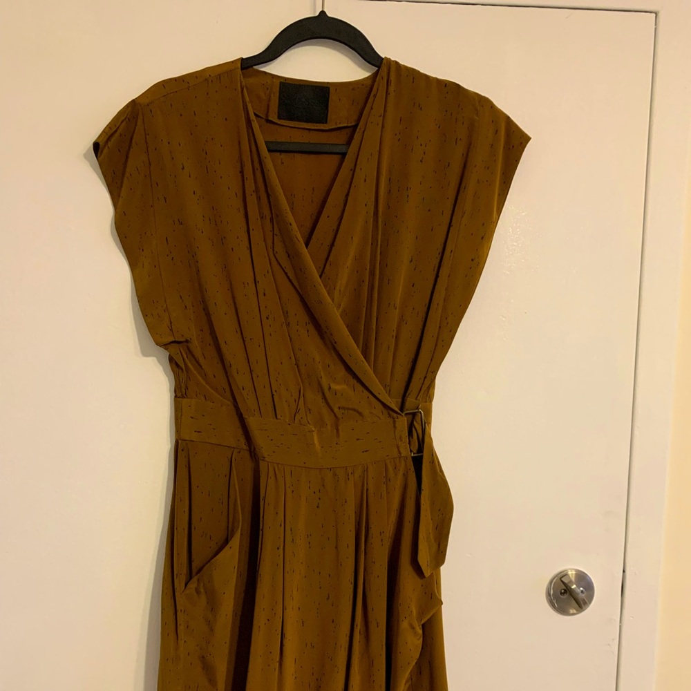 No. 6 silk wrap dress